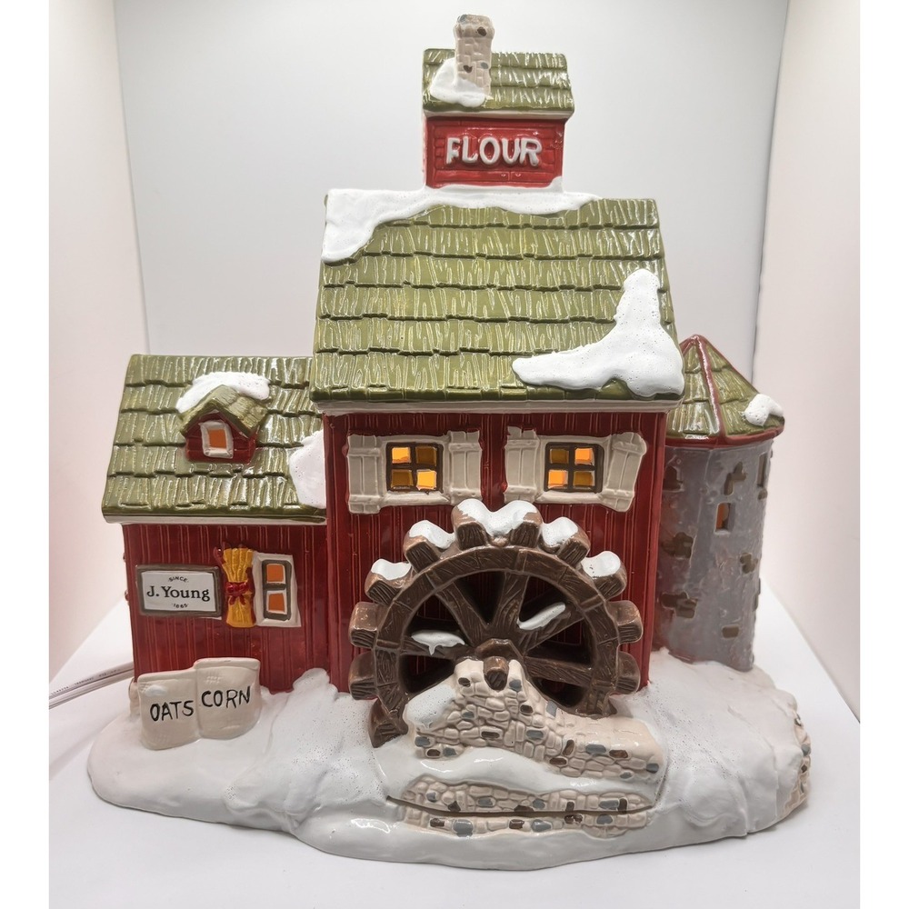 Department 56 The Originnal Snow Village J. Young's Granary Intro 89 Retired 92
